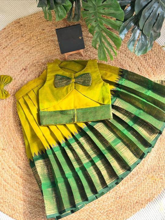 NEW LAUNCING KIDS LEHENGA CHOLI silk Wholesale kids clothing suppliers in Kolkata